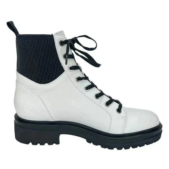 Kenneth Cole New York Rhode Lite Lace Up Leather Womens Ankle Boots - Picture 3 of 11